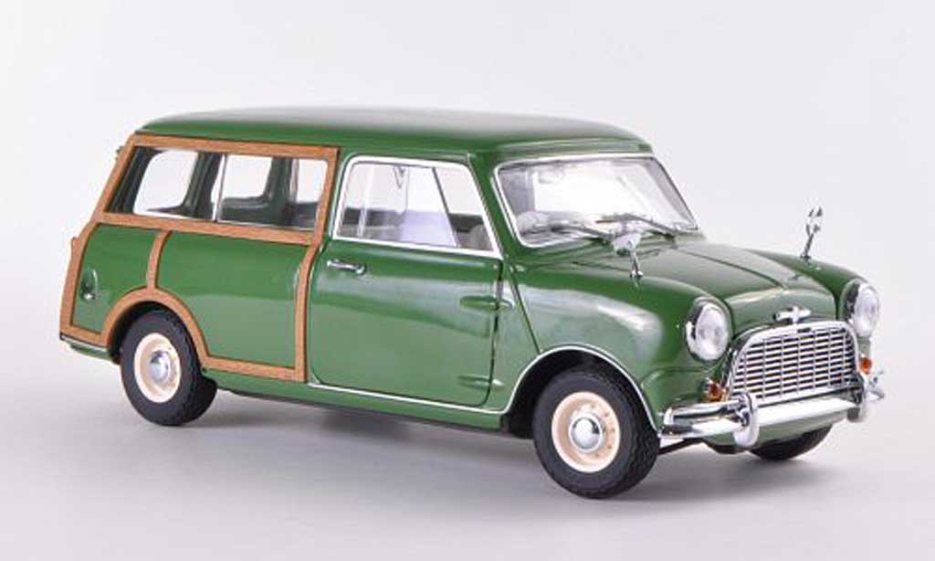 Austin Mini Morris 1/18 Kyosho Morris Morris Traveller grun RHD modellino in miniatura