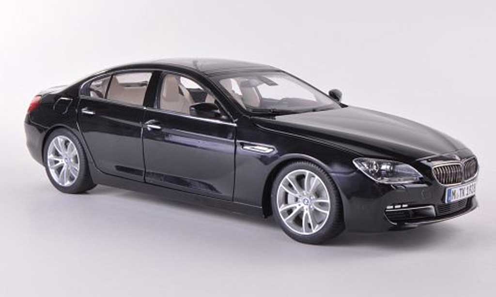 Bmw 650 F06 1/18 Paragon F06 i Gran Coupe nero 2012 modellino in miniatura