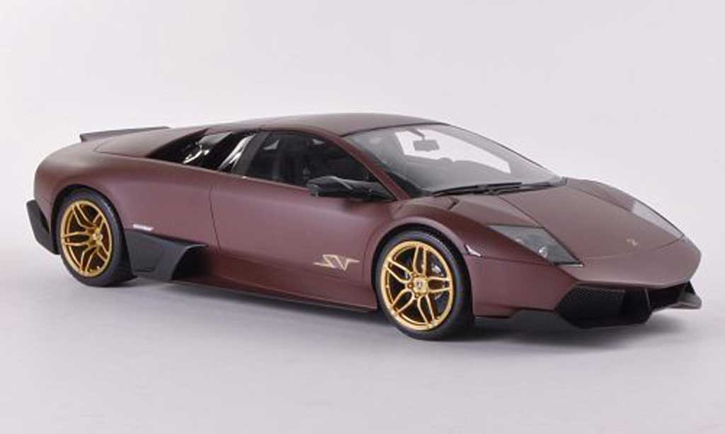 Lamborghini Murcielago LP670 1/18 MR Collection LP670 SV Fixed Wing mattmarroneee modellino in miniatura