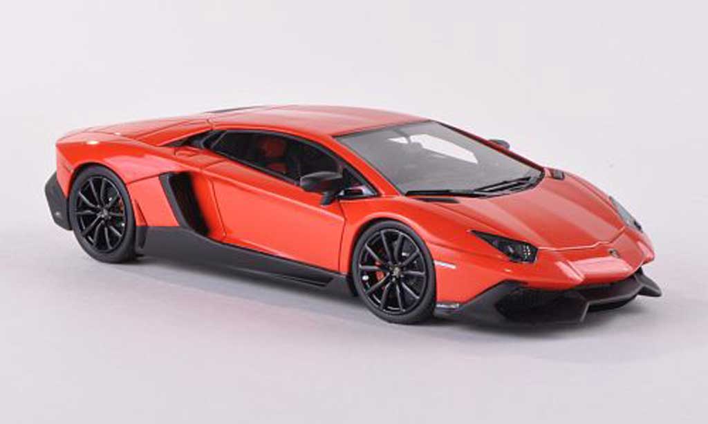 Lamborghini Aventador LP720-4 1/43 Look Smart LP720-4 orange 50. Anniversary modellino in miniatura