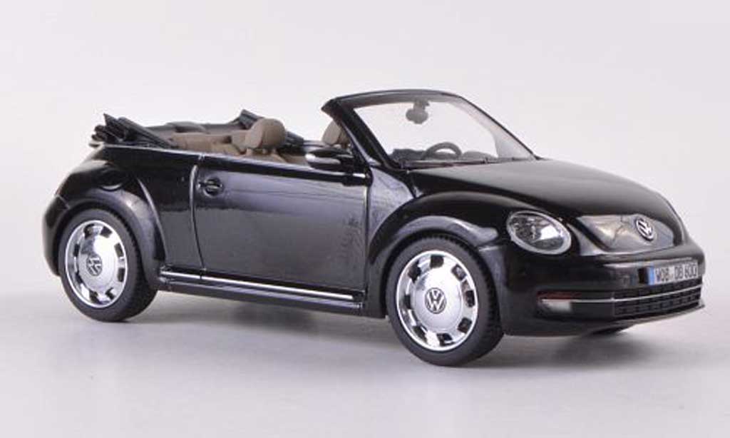Volkswagen Beetle Cabriolet 1/43 Schuco Cabriolet nero 2012 modellino in miniatura