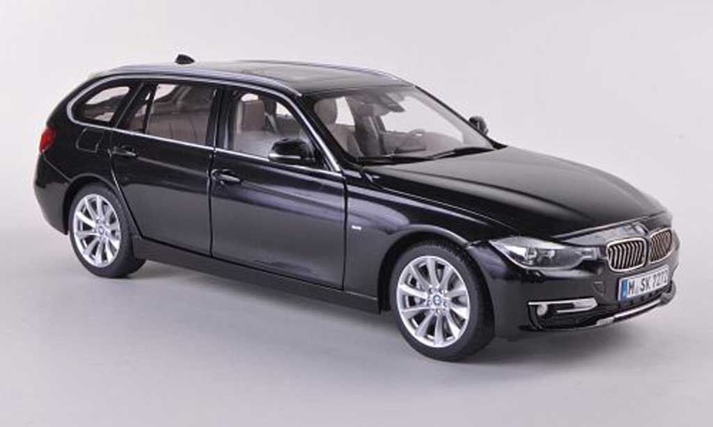 Bmw 335 F31 1/18 Paragon F31 3er Touring nero 2012 modellino in miniatura