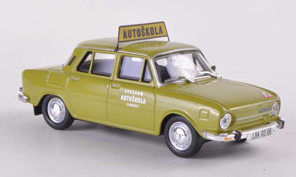 Skoda 110 1/43 Abrex L Autoskola Svazarm Liberec gun modellino in miniatura