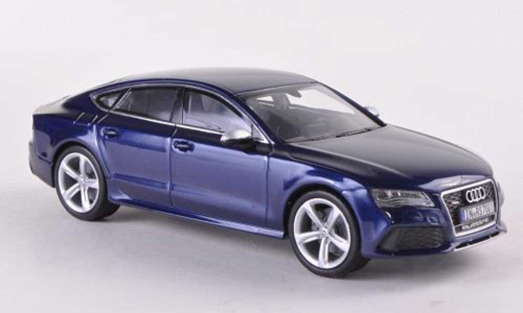 Audi RS7 1/43 Kyosho Sportback blu 2013 modellino in miniatura
