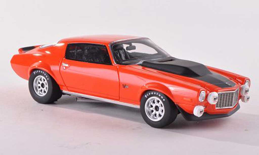 Chevrolet Camaro Z28 1/18 Premium X Z28 Ready To Race rosso/nero 1971 modellino in miniatura