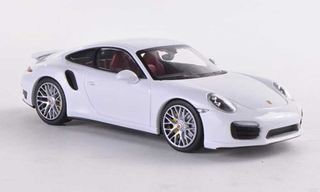 Porsche 991 Turbo S 1/43 Minichamps Turbo S bianco 2012 modellino in miniatura