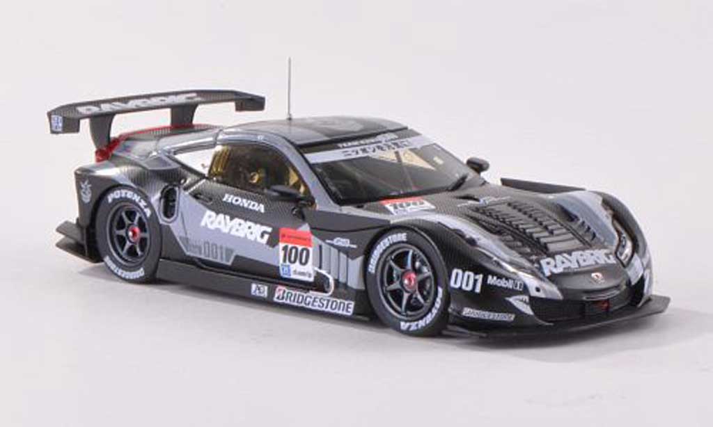 Honda HSV-010 1/43 Ebbro No.100 Raybrig Super GT500 Testfahrzeug Okayama 2012 T.Izawa/T.Kogure modellino in miniatura