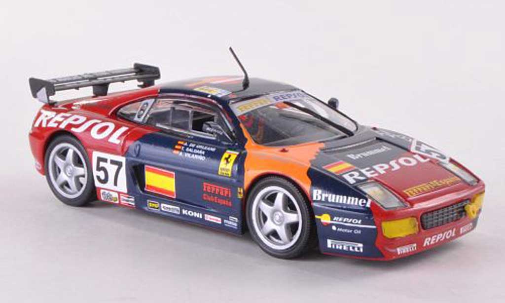 Ferrari 348 GT Competizione 1/43 Ferrari Racing Collection GT Competizione No.57 T.Saldana/A.Villarino/A.de Orleans-Borbon 24h Le Mans 1994 modellino in miniatura