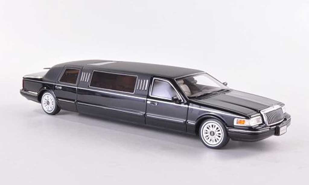 Lincoln Town Car 1997 1/43 GLM 1997 Limousine nero/mattnero 1997 modellino in miniatura