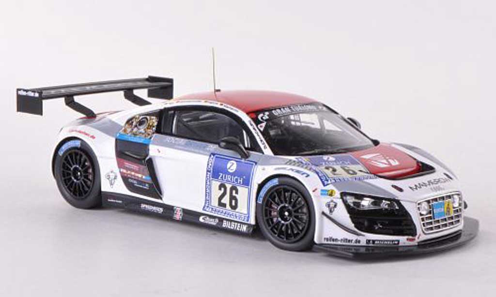 Audi R8 LMS 1/43 Spark LMS Ultra No.26 Mamerow Racing 24h ADAC Nurburgring 2012 modellino in miniatura