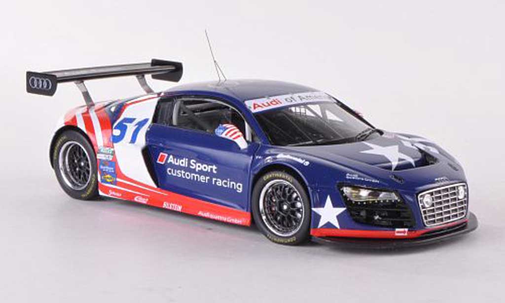 Audi R8 LMS 1/43 Spark LMS Grand-Am No.51 of America Prasentationsfahrzeug 2012 modellino in miniatura