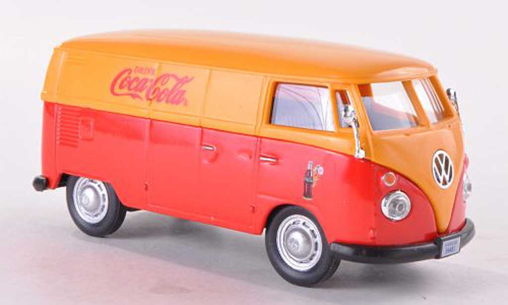 Volkswagen T1 1/43 Motor City Classics Kasten Coca-Cola rosso/giallo 1962 modellino in miniatura