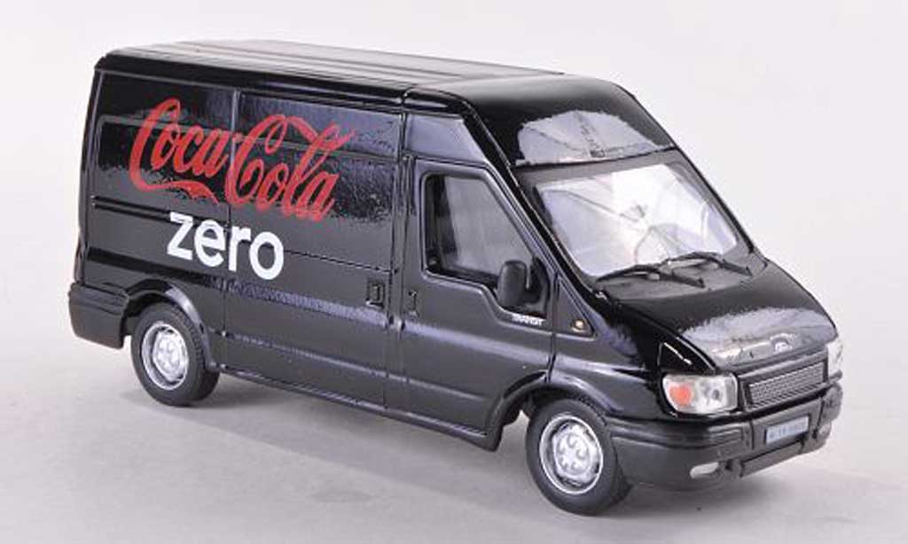 Ford Transit 1/43 Motor City Classics Kasten Coca-Cola Zero nero modellino in miniatura