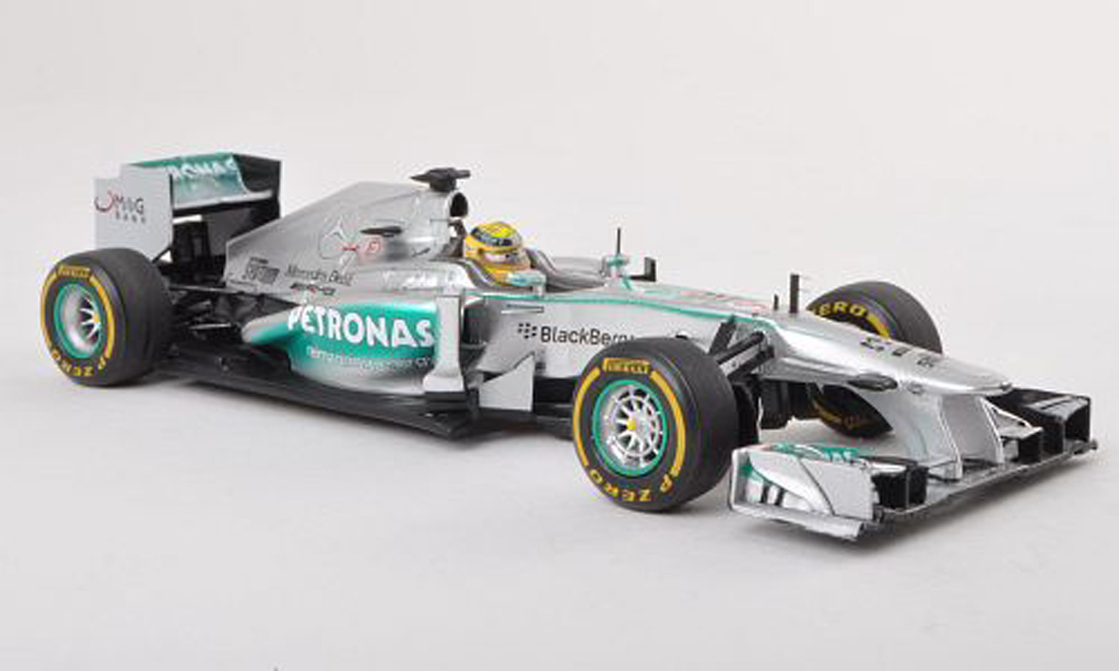 Mercedes F1 2013 1/43 Spark 2013 W04 No.9 Petronas GP Monaco N.Rosberg modellino in miniatura
