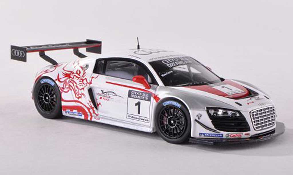 Audi R8 LMS 1/43 Spark LMS ultra No.1 Winner Macau GT Cup 2012 Edoardo Mortara modellino in miniatura