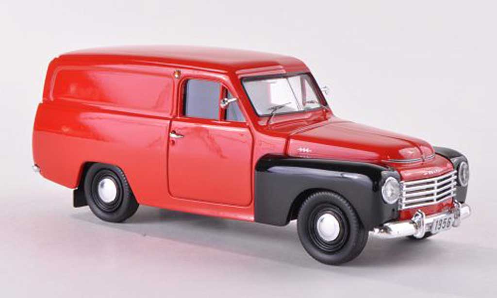 Volvo 445 1/43 Skandinavisk Duett rosso/nero 1956 modellino in miniatura