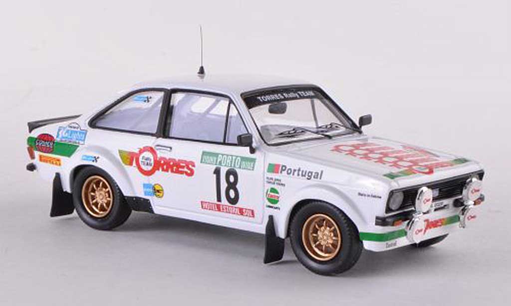 Ford Escort RS 1800 1/43 Trofeu RS 1800 Mk2 No.18 Rally Portugal 1983 C.Torres/F.Lopes modellino in miniatura