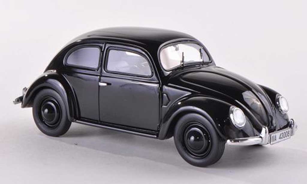 Volkswagen Coccinelle 1/43 Schuco Typ 38/06 nero modellino in miniatura