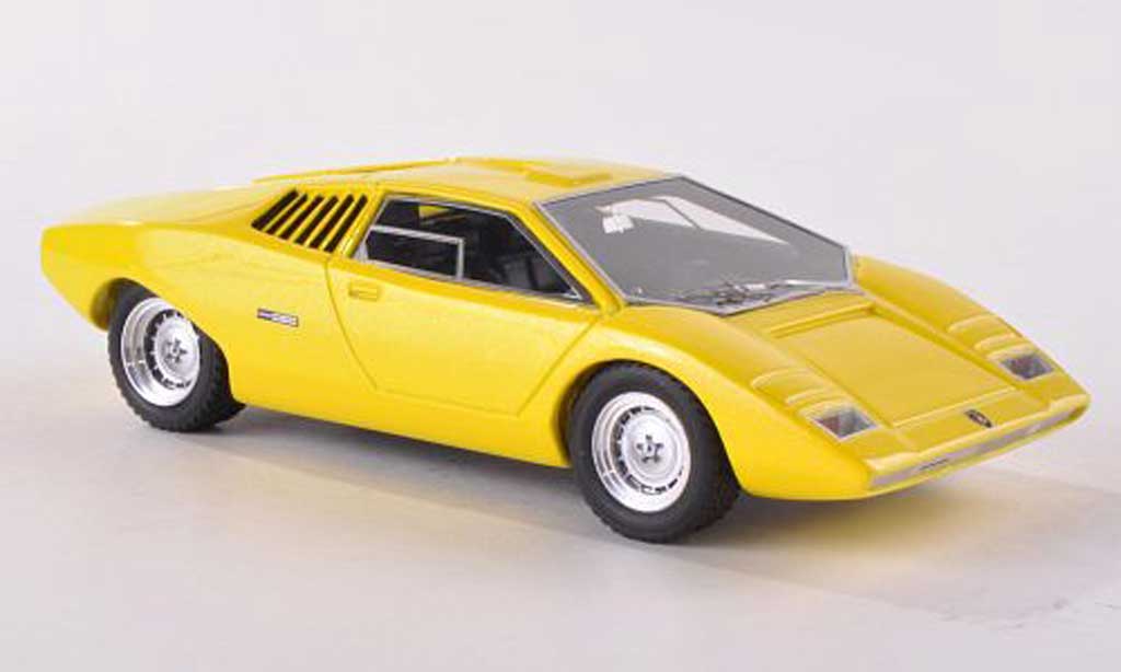 Lamborghini Countach LP 500 1/43 Look Smart LP 500 Prossootipo giallo 1971 modellino in miniatura