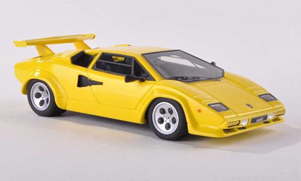 Lamborghini Countach LP 500 1/43 Look Smart LP 500 giallo 1982 modellino in miniatura