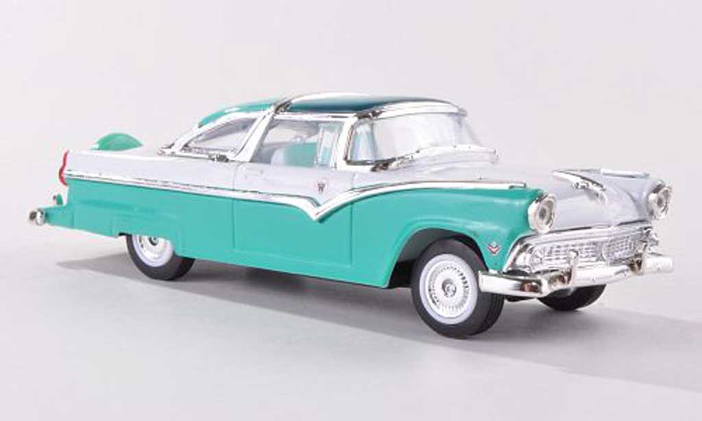 Ford Crown 1/43 Yat Ming Victoria grun/bianco 1955 modellino in miniatura