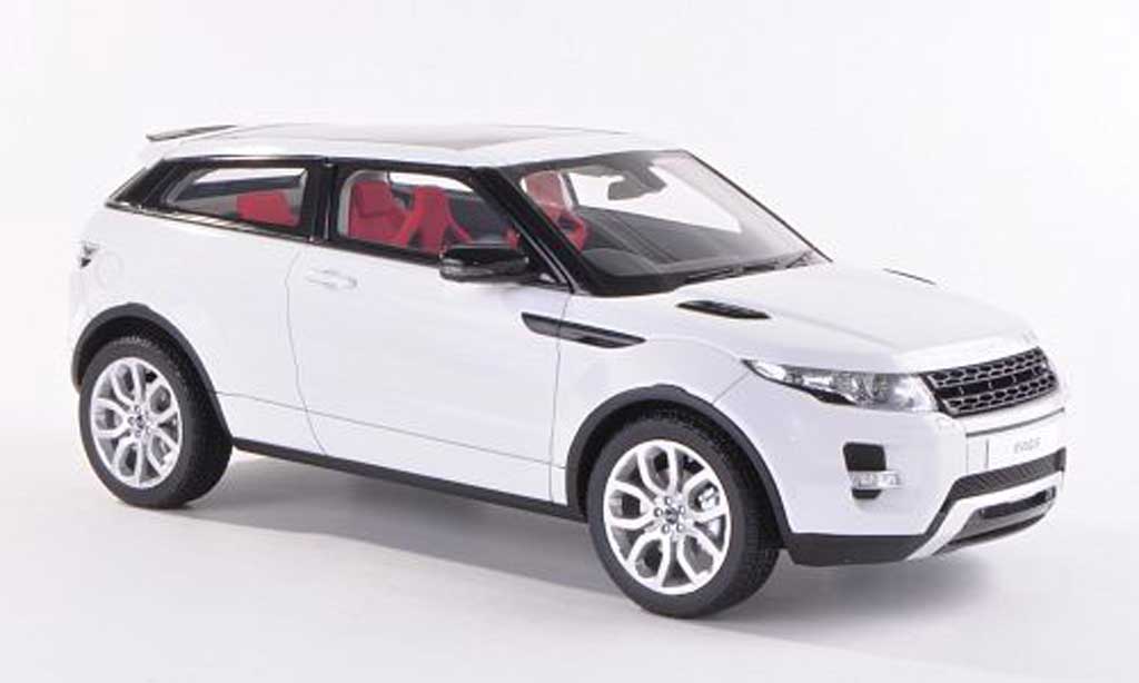 Range Rover Evoque 1/18 Century Dragon bianco RHD 3-Turer 2012 modellino in miniatura