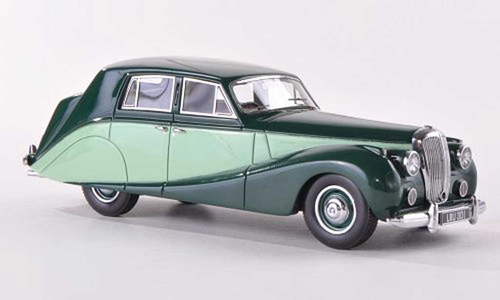 Daimler DB18 1/43 Matrix Hooper Empress grun RHD 1951 modellino in miniatura