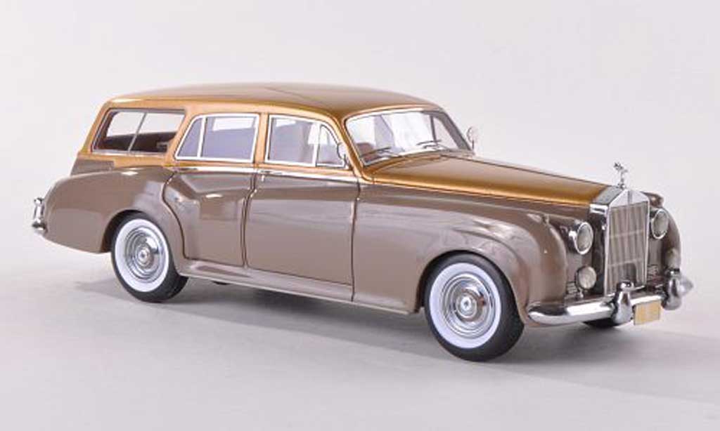 Rolls Royce Silver Cloud 1/43 Matrix Harold Radford SC biens dore/clair-brun LHD 1959 modellino in miniatura