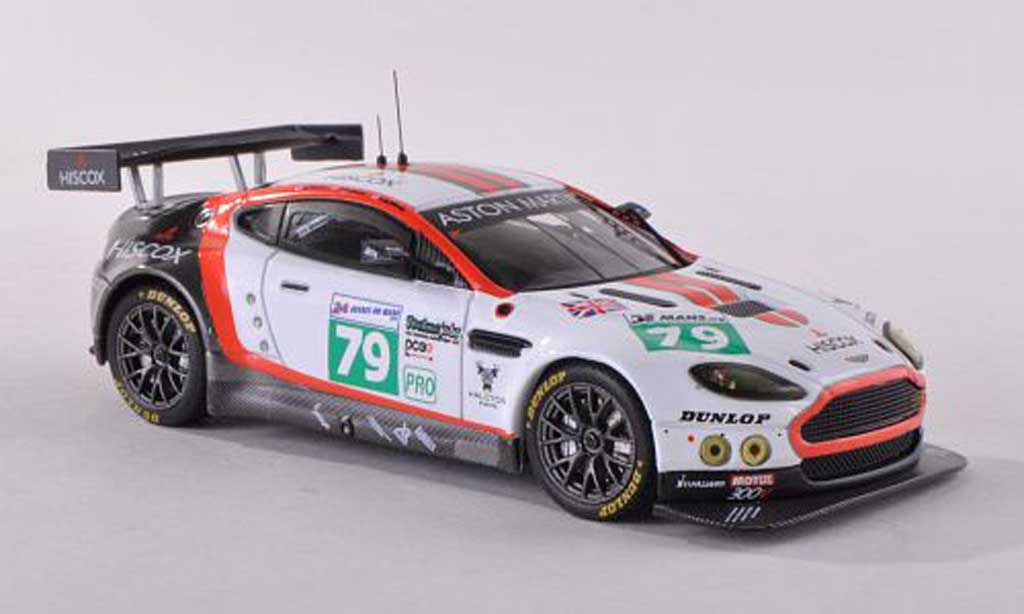 Aston Martin V8 Vantage 1/43 IXO Vantage No.79 Hiscox 24h Le Mans 2011 Hancock/Dolan/Buncombe modellino in miniatura