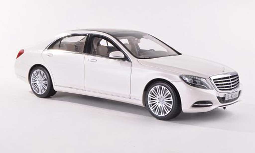 Mercedes Classe S 1/18 Norev (W222) bianco 2013 modellino in miniatura