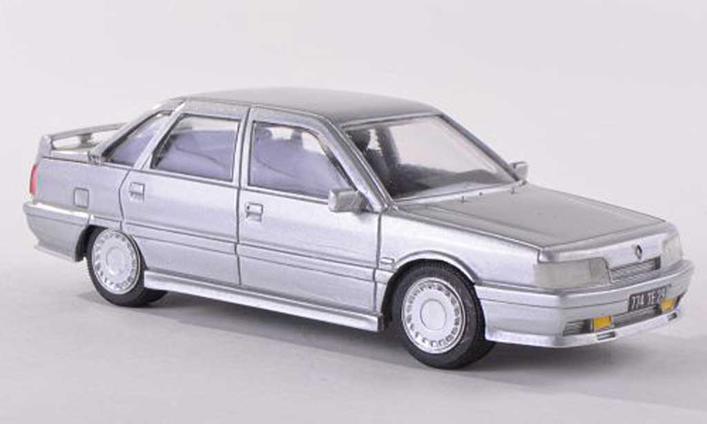 Renault 21 Turbo 1/43 Paradcar Turbo grigio modellino in miniatura