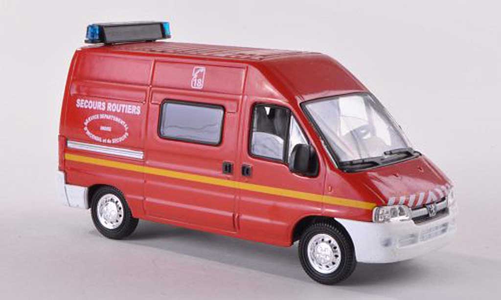 Peugeot Boxer 1/43 Solido Secours routier Indre pompiers (F) modellino in miniatura