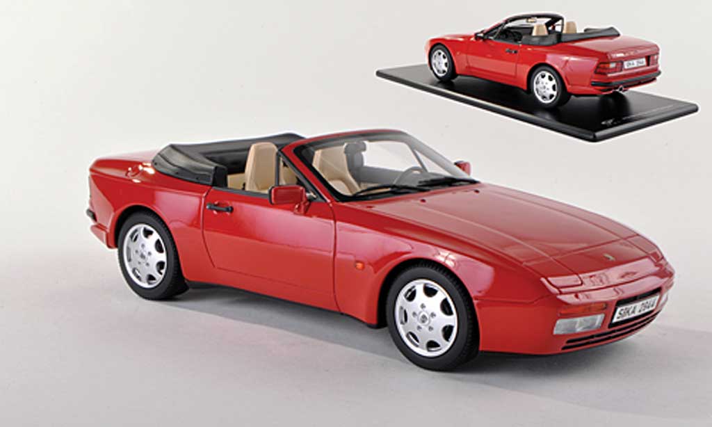 Porsche 944 1989 1/43 GT Spirit 1989 S2 cabriolet rosso modellino in miniatura