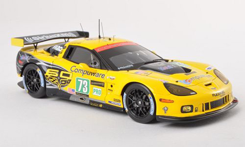 Chevrolet Corvette C6 1/43 Spark C6 ZR1 No.73 Racing 24h Le Mans 2013 A.Garcia/J.Magnussen/J.Taylor modellino in miniatura