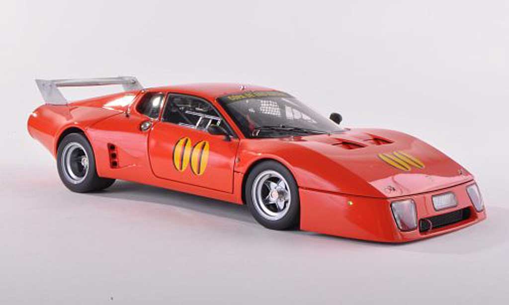 Ferrari 512 BB LM 1/18 BBR Models BB LM No.00 Copa de Oro Racing orangerosso 1979 modellino in miniatura
