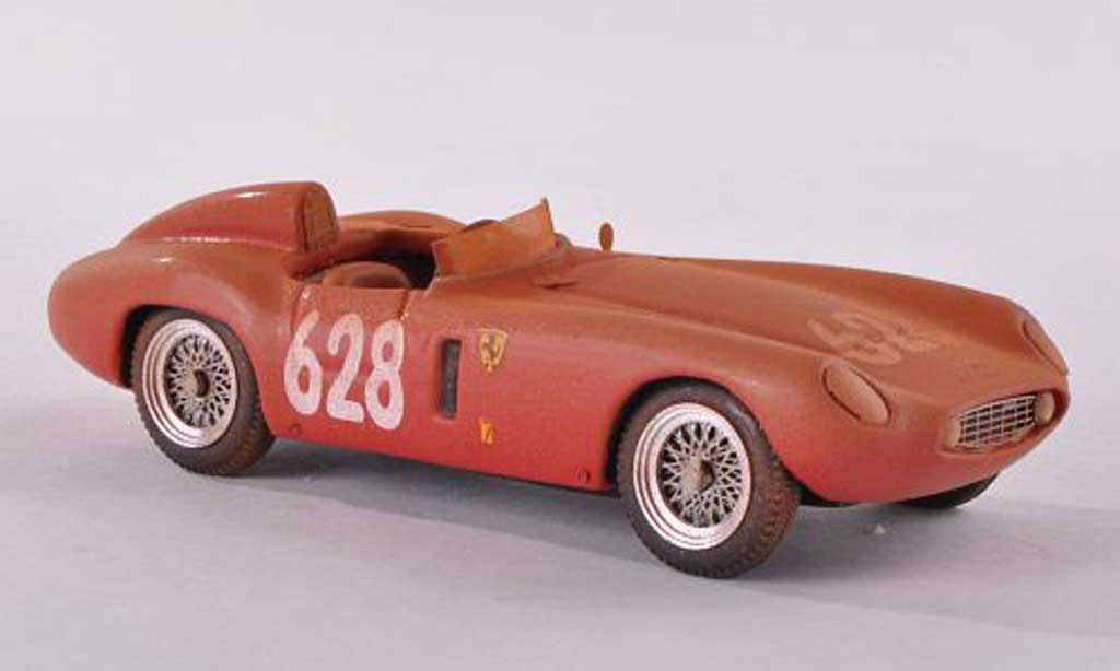Ferrari 500 Mondial 1/43 Jolly Model Mondial Scaglietti No.628 Mille Miglia avec Schmutzeffekt 1955 M.Della Favera modellino in miniatura