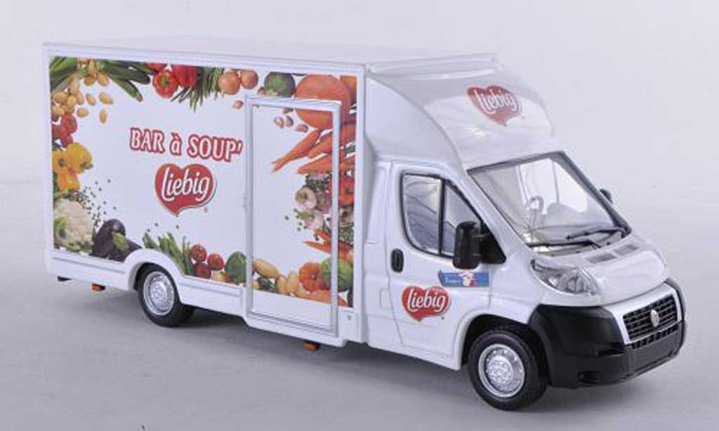 Fiat Ducato 1/43 Eligor Lebensmittelfahrzeug Liebig modellino in miniatura