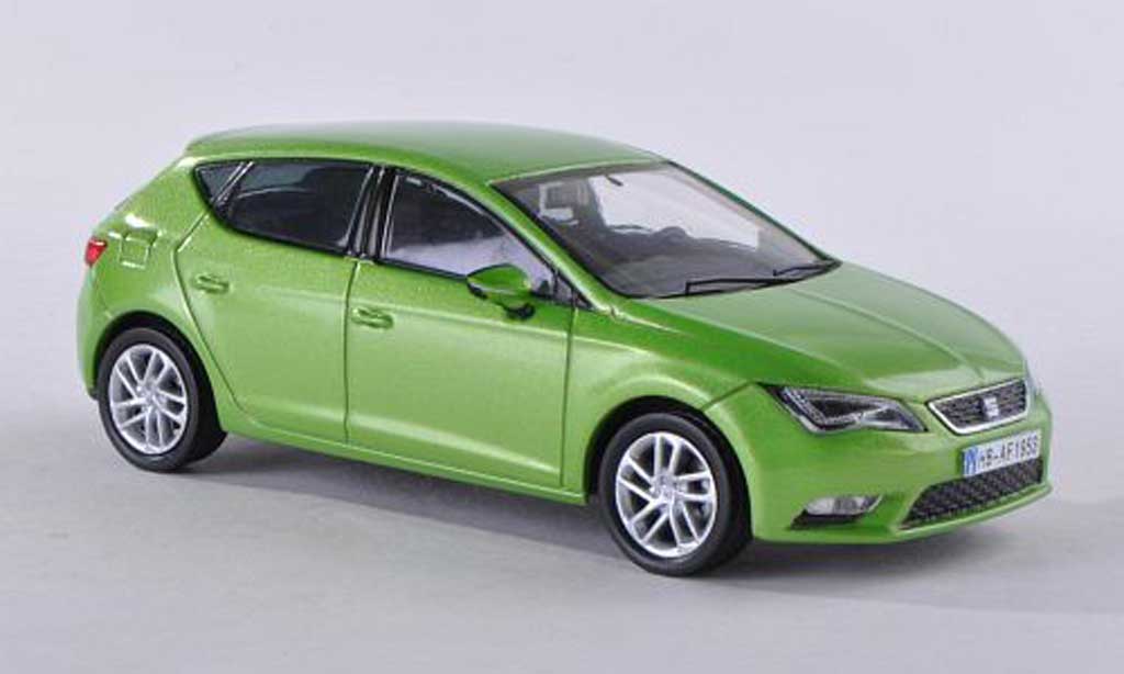 Seat Leon 1/43 Seat clair-vert 2012 modellino in miniatura