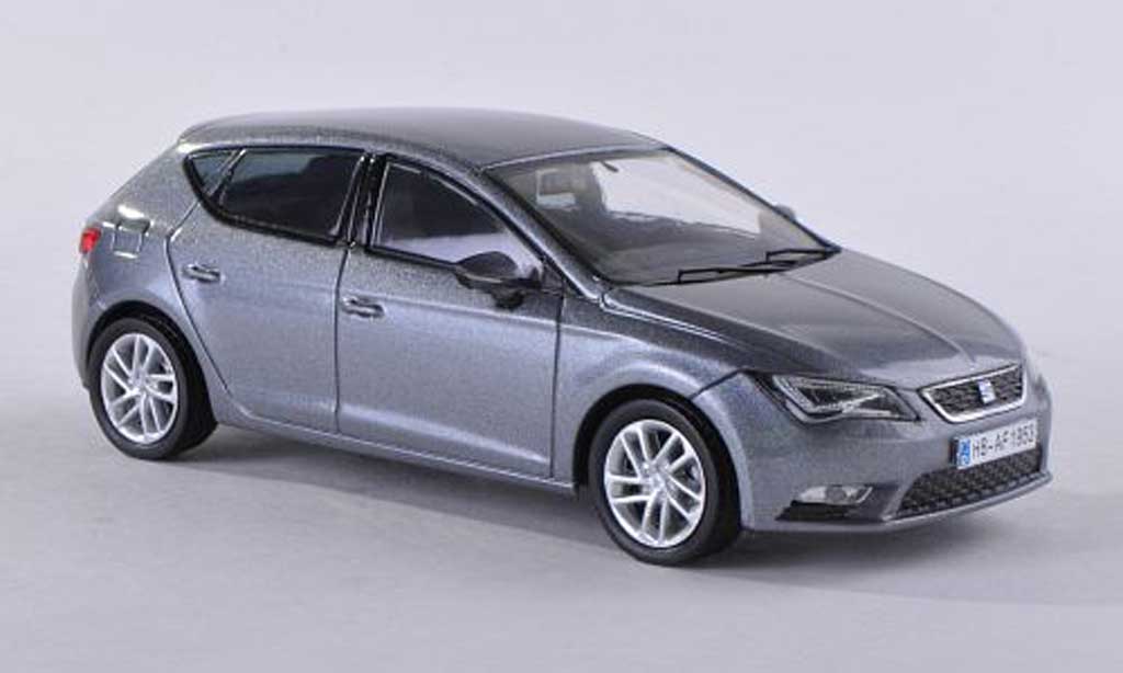 Seat Leon 1/43 Seat grigio 2012 modellino in miniatura