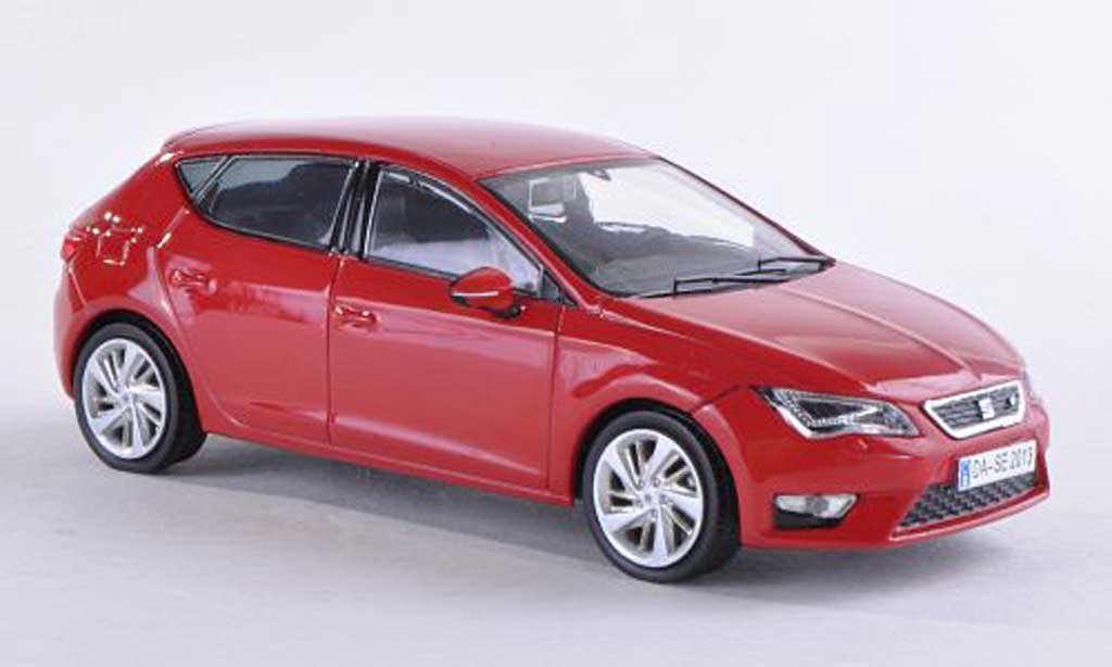 Seat Leon 1/43 Seat rosso 2012 modellino in miniatura