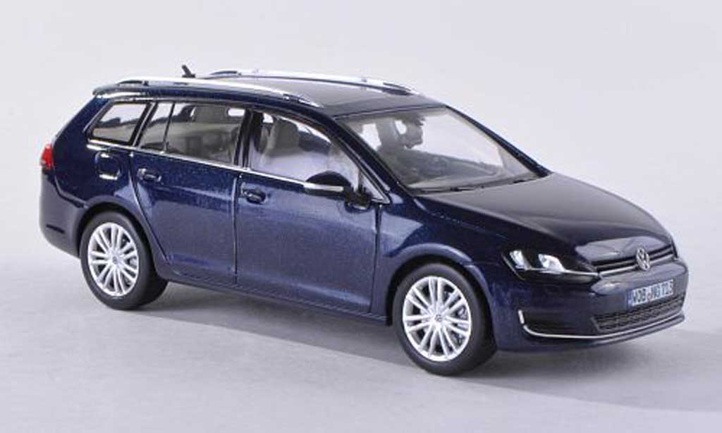 Volkswagen Golf VII 1/43 Herpa VII Variant blu 2013 modellino in miniatura