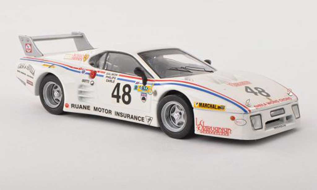 Ferrari 512 BB LM 1/43 Best BB LM No.48 24h Le Mans 1981 Salmon / Philips / Earle modellino in miniatura