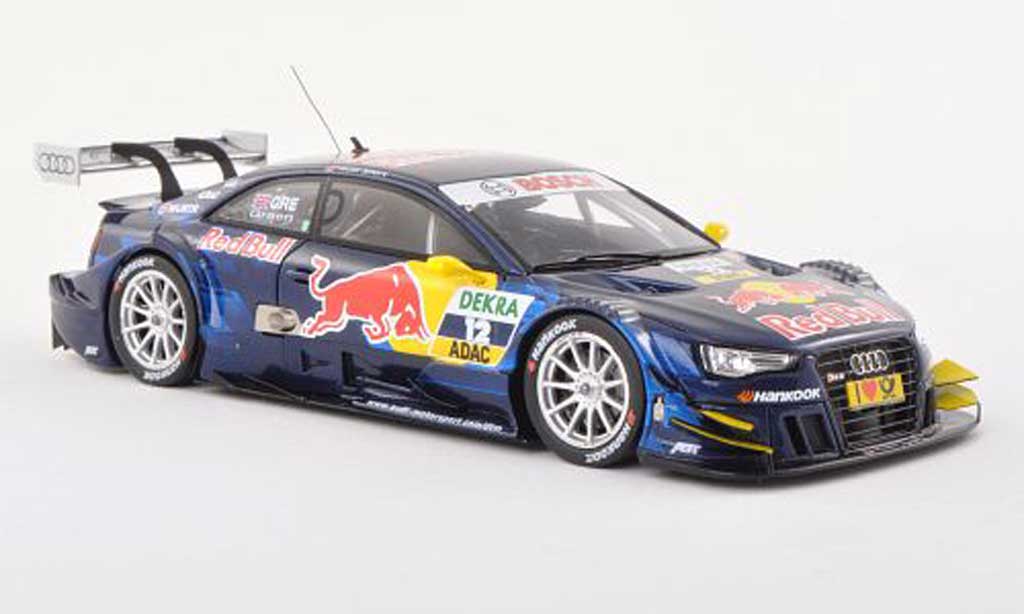 Audi RS5 DTM 1/43 Spark DTM No.12 Red Bull DTM-Saison 2013 J.Green modellino in miniatura