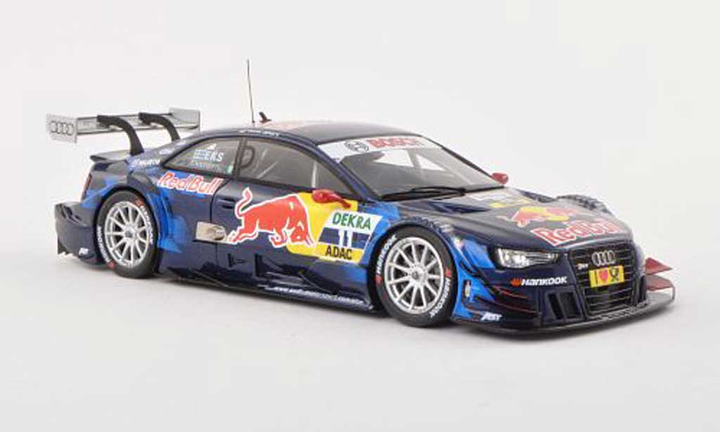 Audi RS5 DTM 1/43 Spark DTM No.11 Red Bull DTM-Saison 2013 M.Ekstrom modellino in miniatura