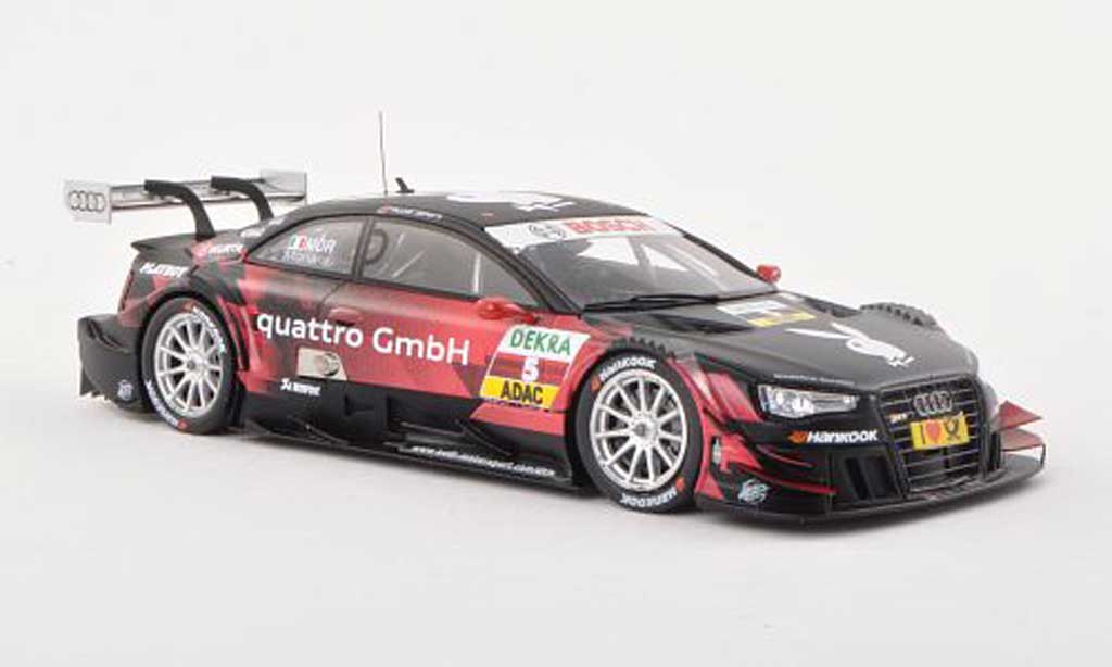 Audi RS5 DTM 1/43 Spark DTM No.5 Playboy DTM-Saison 2013 E.Mortara modellino in miniatura