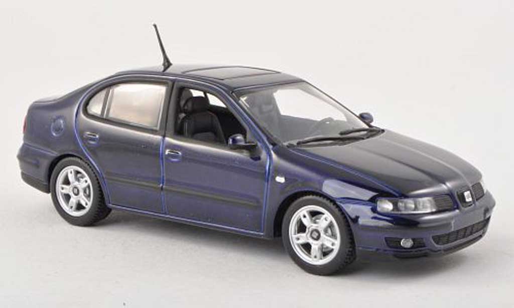 Seat Toledo 1/43 Minichamps nero-blu modellino in miniatura