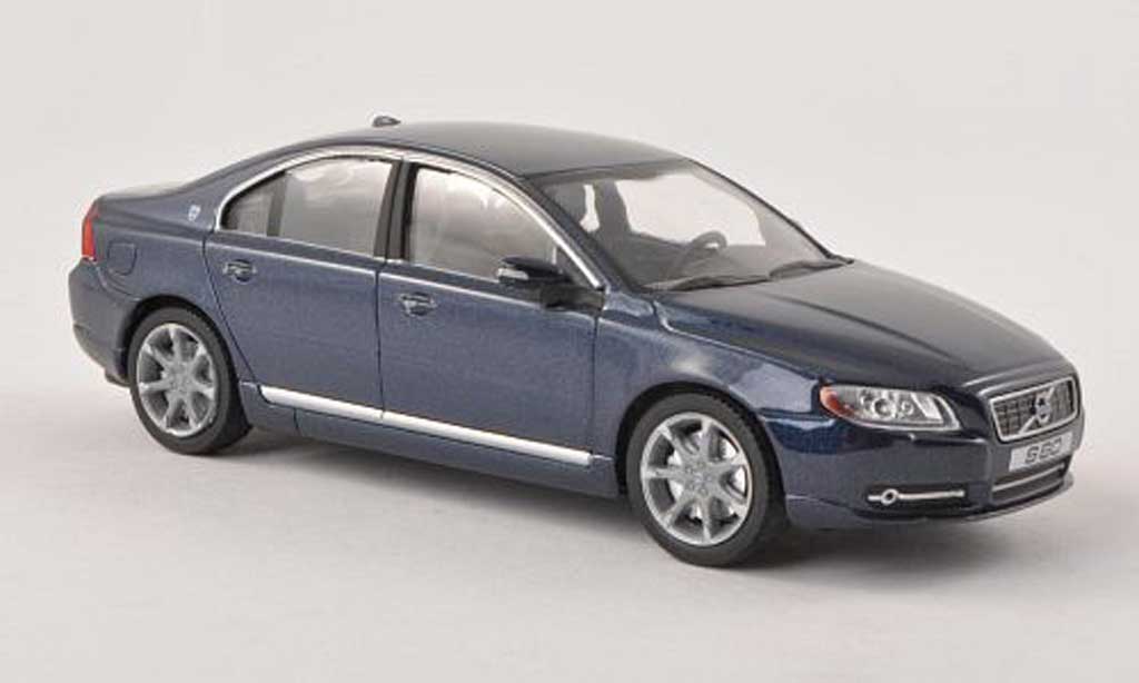 Volvo S80 1/43 MotorArt Executive blu modellino in miniatura