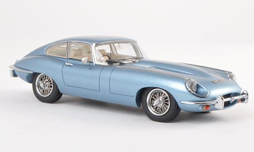 Jaguar E-Type 1/43 Matrix Series II clair-blu modellino in miniatura