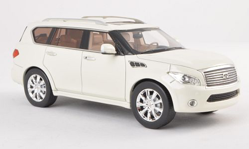 Infiniti QX56 1/43 GLM bianco modellino in miniatura