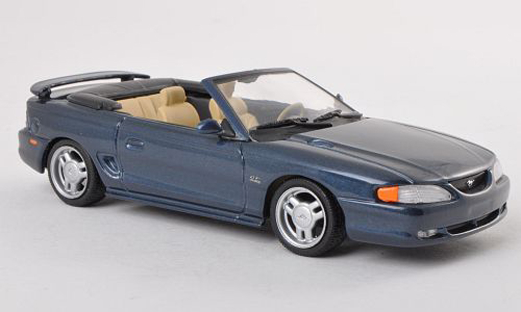 Ford Mustang 1994 1/43 Minichamps 1994 cabriolet blu modellino in miniatura